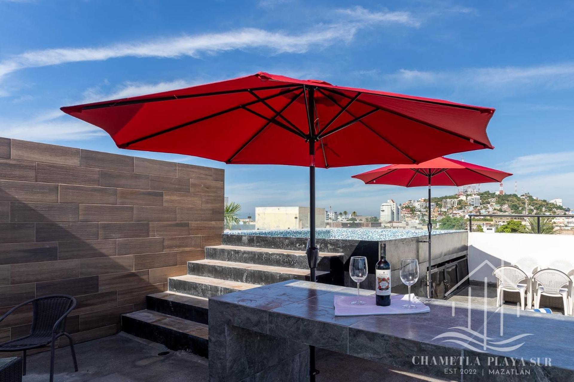 New & Modern, 5 Star Area, Walk 2 Beach, Pool, Views, King Bed Mazatlan Dış mekan fotoğraf